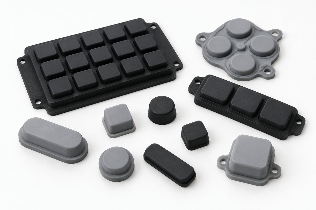 Silicone rubber keypads